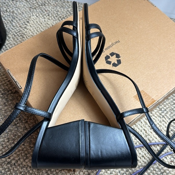 NWOT - Nine West Womens Georga Heeled Sandal, Black 001, Size 11M - 😍🖤 - Picture 9 of 17